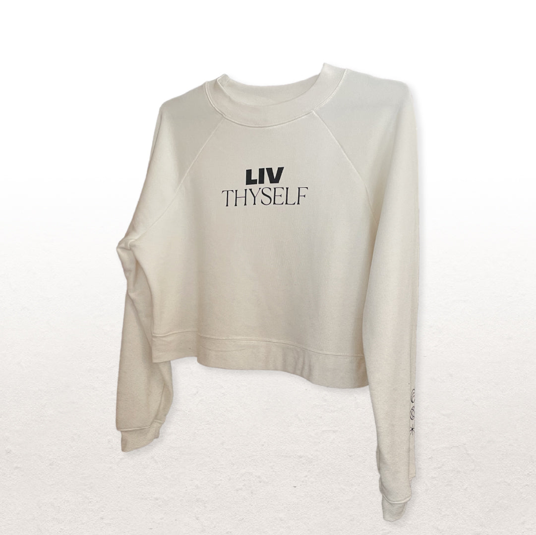 LIV Thyself Cropped Vintage White